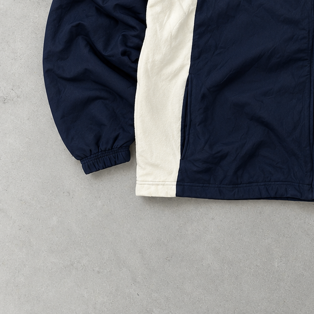NFL Reebok Fleece Jacket Marineblau, Weiß Limited (L)