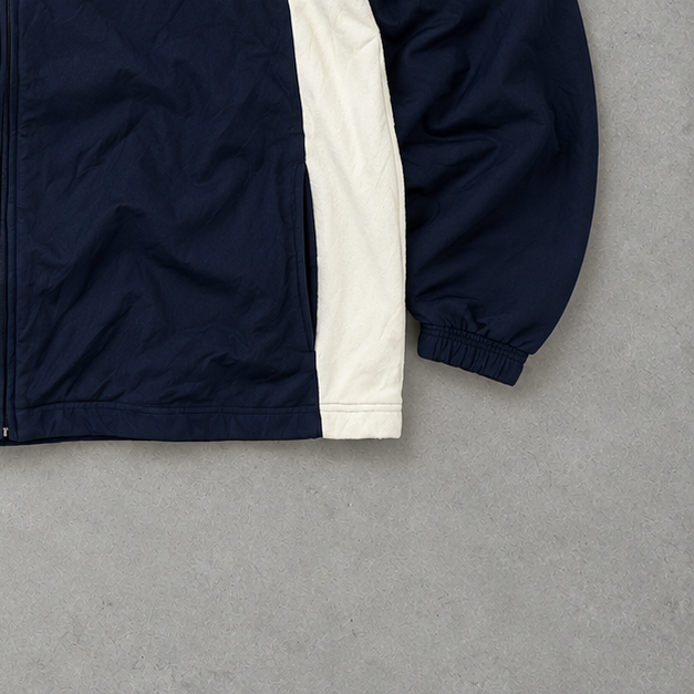 NFL Reebok Fleece Jacket Marineblau, Weiß Limited (L)