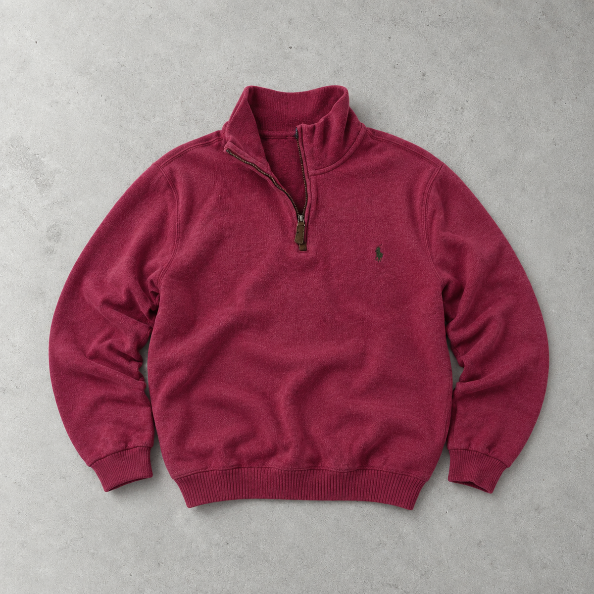 Ralph Lauren Sweater Rose Stitched Logo Rare (XL)