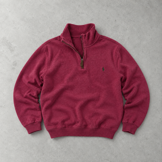 Ralph Lauren Sweater Rose Stitched Logo Rare (XL)