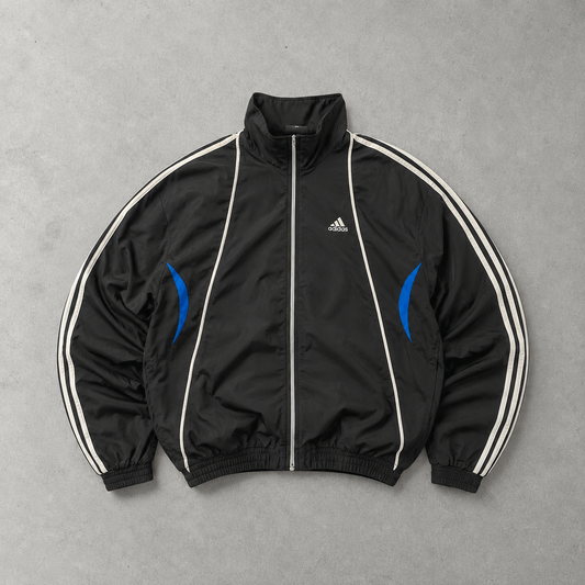 Adidas Jacket Schwarz Rare Stitched Logo (Size XL)