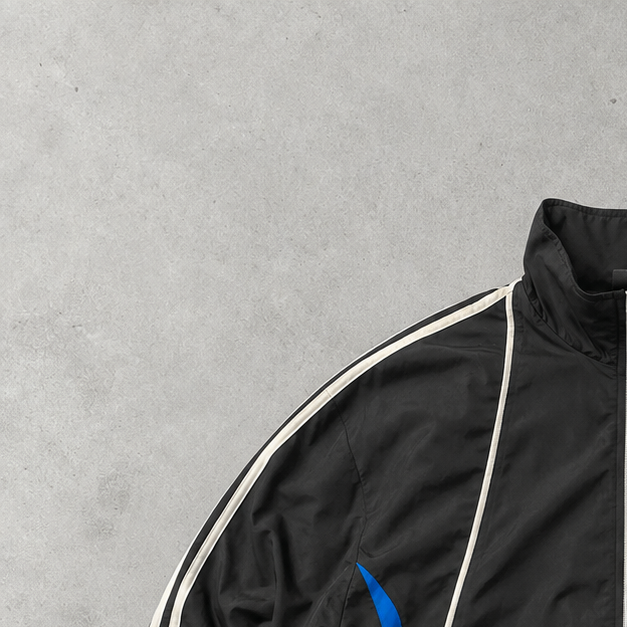 Adidas Jacket Schwarz Rare Stitched Logo (Size XL)