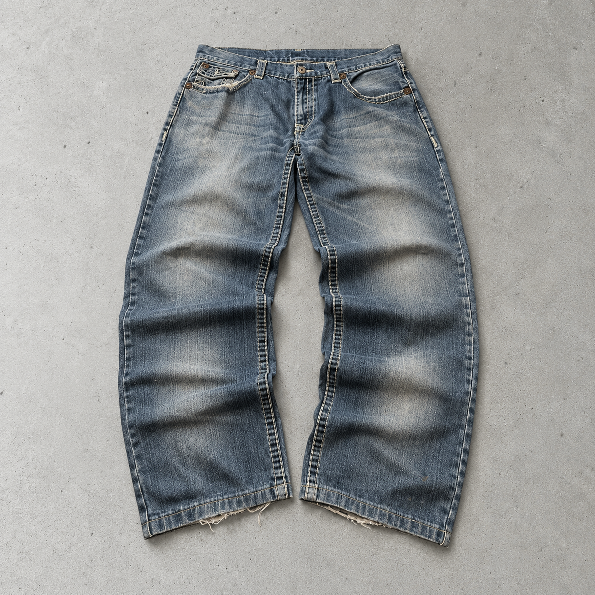 True Religion Baggy Jeans Blue Rare (M)