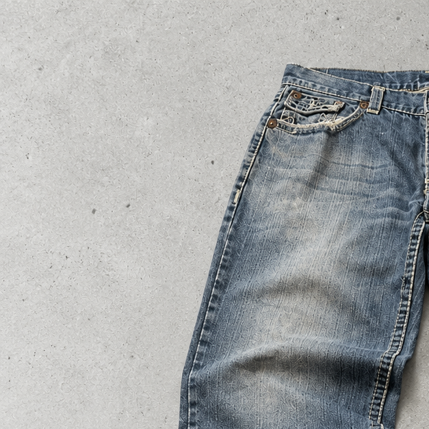 True Religion Baggy Jeans Blue Rare (M)