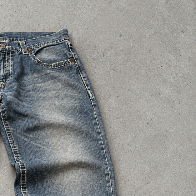 True Religion Baggy Jeans Blue Rare (M)