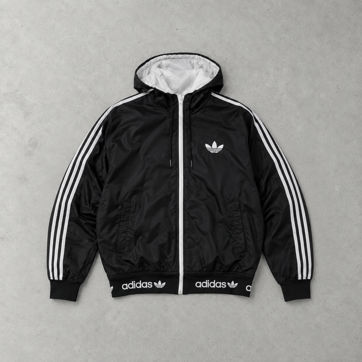 Adidas Jacket Black / White Limited (L)