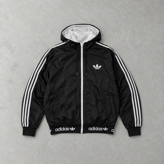 Adidas Jacke Schwarz / Weiß Limitiert (L)