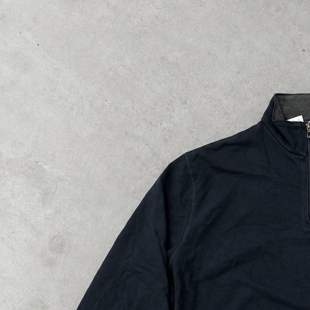 Ralph Lauren Half-Zip Sweater Marineblau Rare (XL)