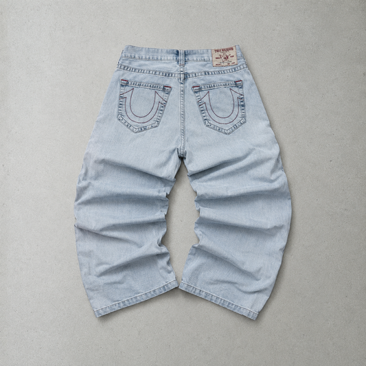 Y2K True Religion Jeans Hellblau Rare (L)
