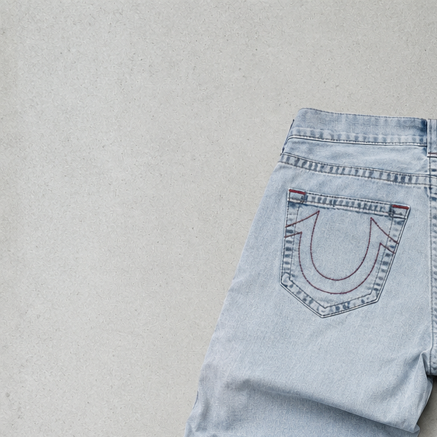 Y2K True Religion Jeans Hellblau Rare (L)