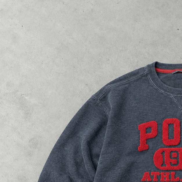 Polo Ralph Lauren Sweater Marineblau, Rot Rare (XL)