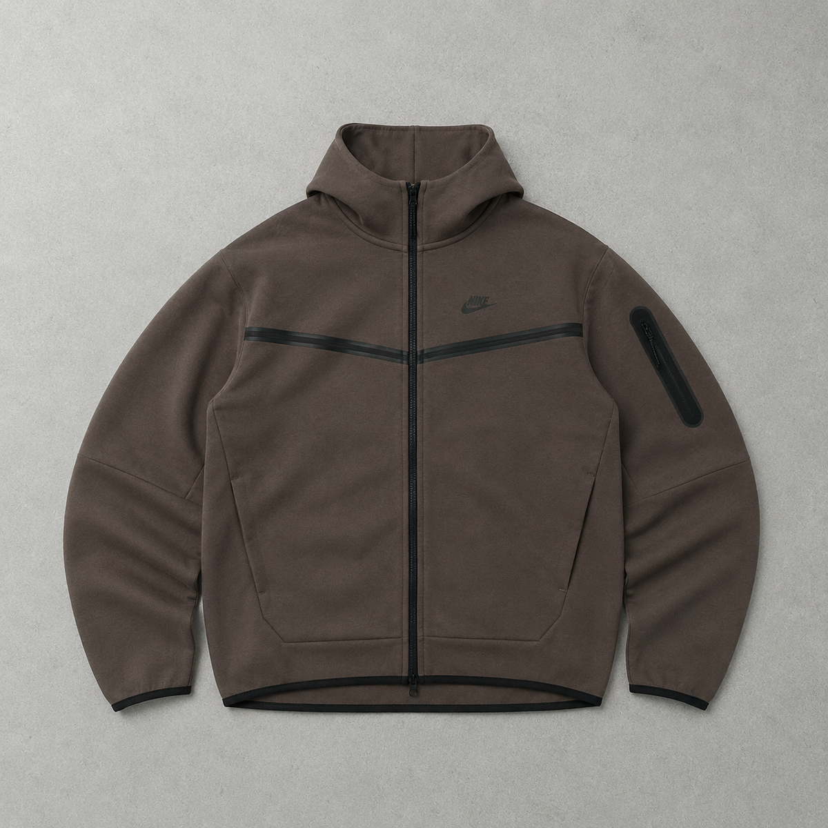 Veste Nike Tech Fleece Marron Édition Limitée (Taille M)