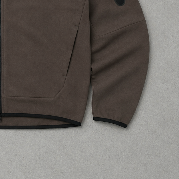 Veste Nike Tech Fleece Marron Édition Limitée (Taille M)