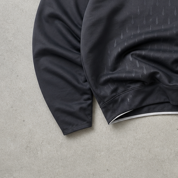 Adidas Fleece Jacket Schwarz Rare (L) Stitched Logo