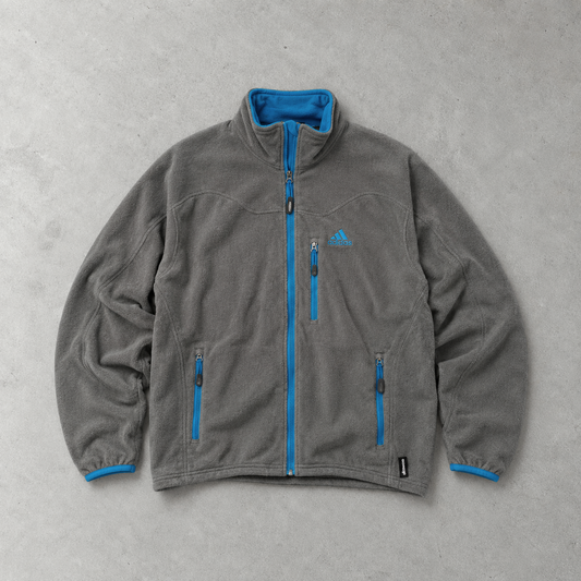 adidas Fleece Jacket Grau Rare Stitched Logo (L)