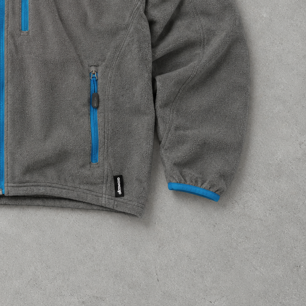adidas Fleece Jacket Grau Rare Stitched Logo (L)