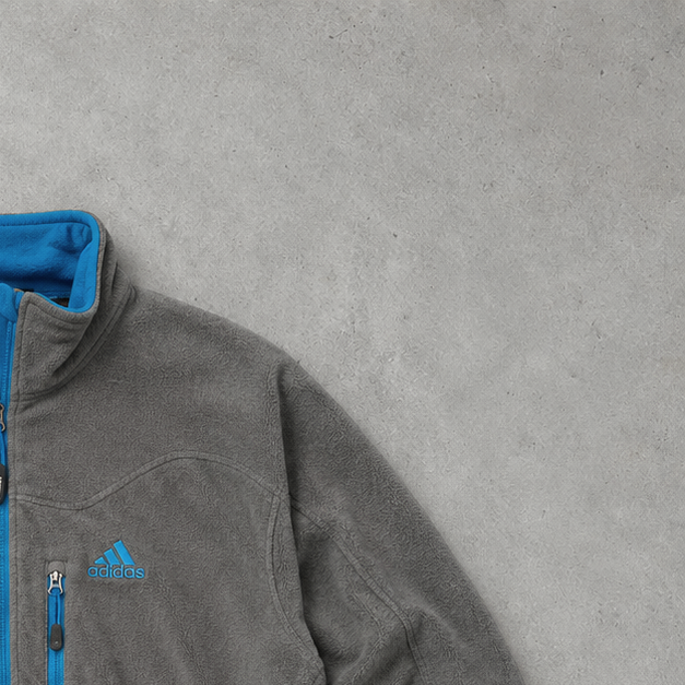 adidas Fleece Jacket Grau Rare Stitched Logo (L)
