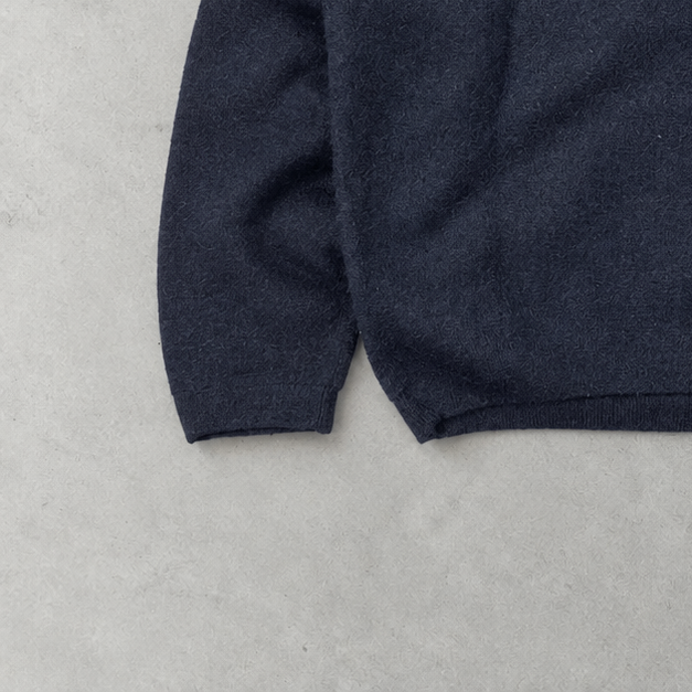 Polo Ralph Lauren Sweater Marineblau Rare (M) Stitched Logo