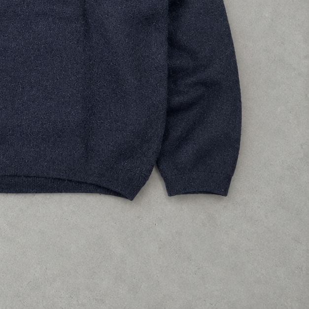 Polo Ralph Lauren Sweater Marineblau Rare (M) Stitched Logo