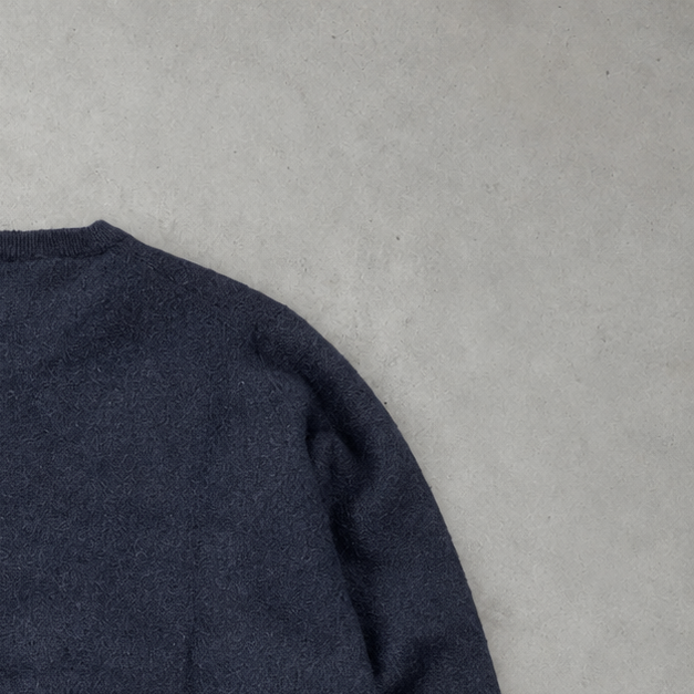 Polo Ralph Lauren Sweater Marineblau Rare (M) Stitched Logo