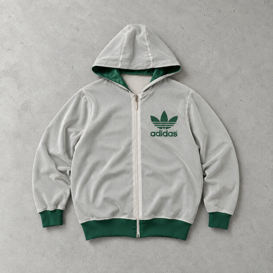 Adidas Jacket Green / White Rare (L)