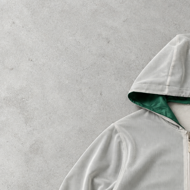 Veste Adidas vert / blanc rare (L)