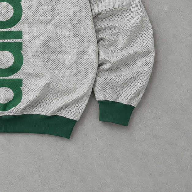 Veste Adidas vert / blanc rare (L)