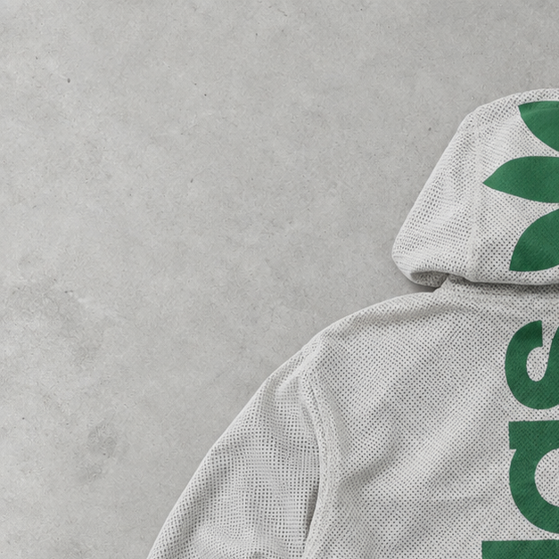 Veste Adidas vert / blanc rare (L)