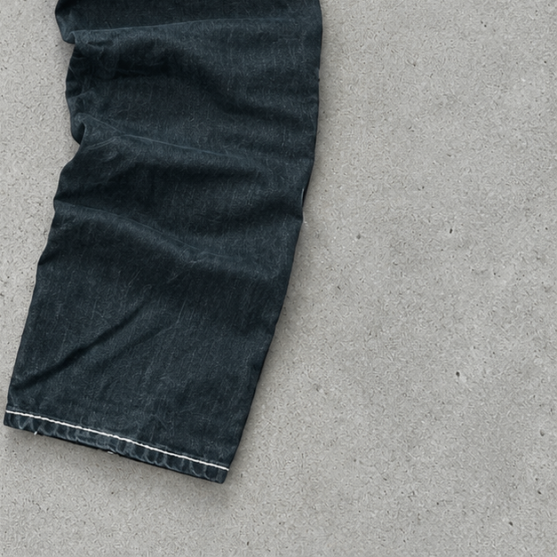 Y2K True Religion Baggy Jeans Black Rare (W24 | DE 40)