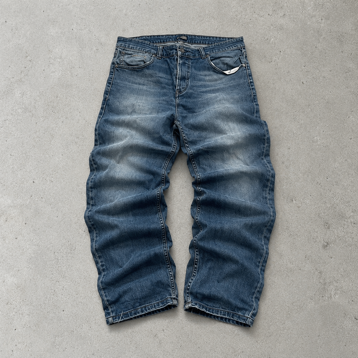 Y2K Armani Jeans Jeans Blau Selten (M)