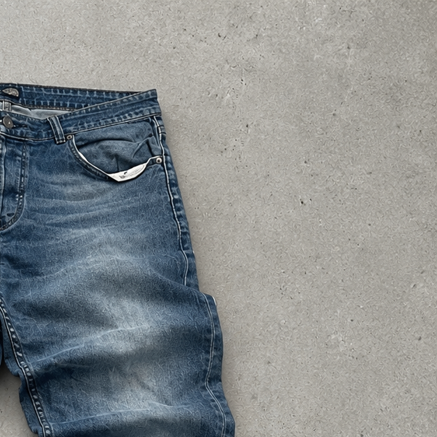 Y2K Armani Jeans Jeans Blau Selten (M)