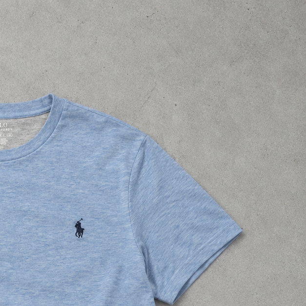 Ralph Lauren T-Shirt Hellblau Limited (XXL) Stitched Logo