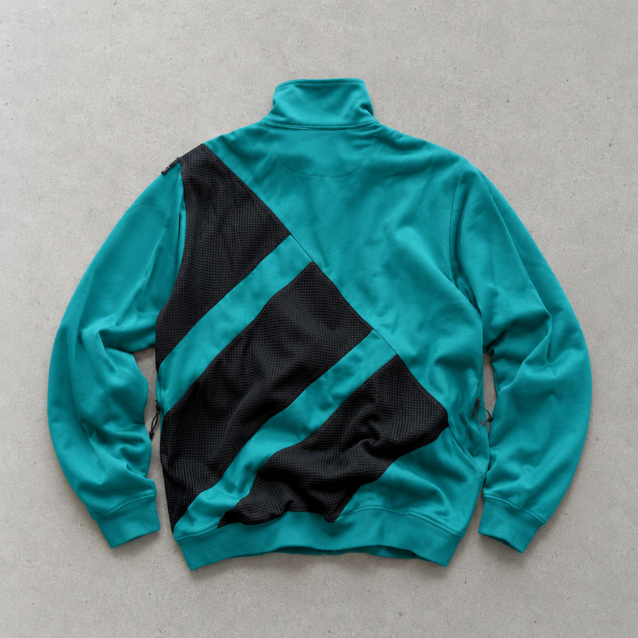 Adidas Track Jacket Grün, Schwarz Rare (L) Stitched Logo