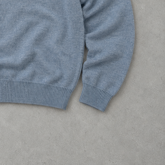 Ralph Lauren Sweater Hellblau Rare (L) Stitched Logo