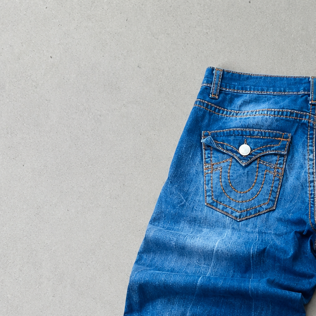 Y2K True Religion Jeans Blau Rare (W36 | DE 52)