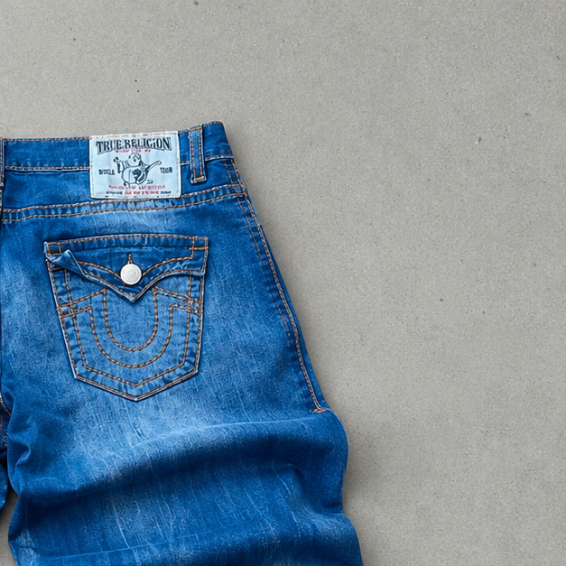 Y2K True Religion Jeans Blau Rare (W36 | DE 52)