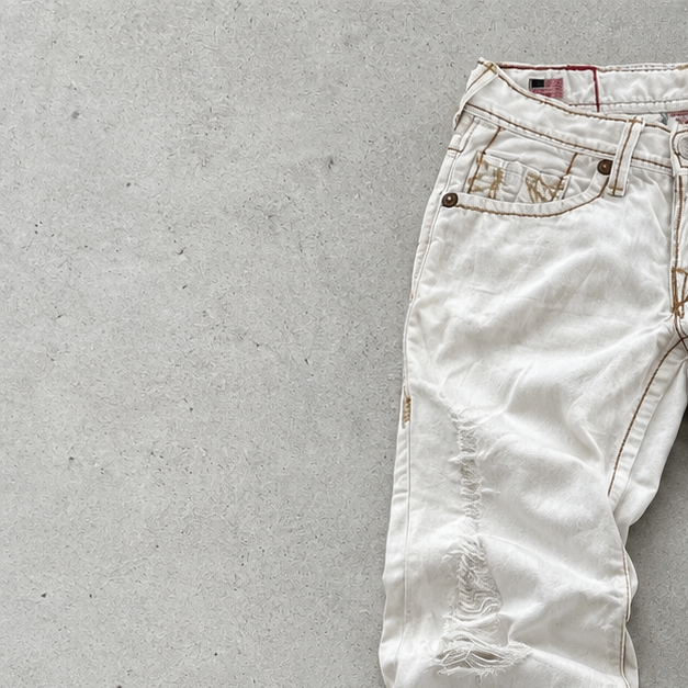 True Religion Jeans White Limited (M)