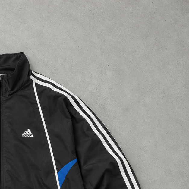 Adidas Jacke Schwarz limitiert (XL) gesticktes Logo