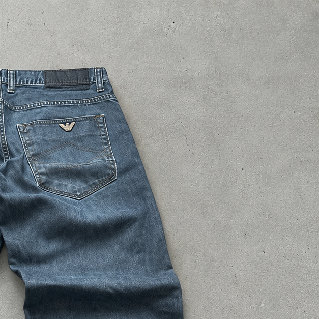 Vintage Armani Jeans Jeans Blue Rare (M)
