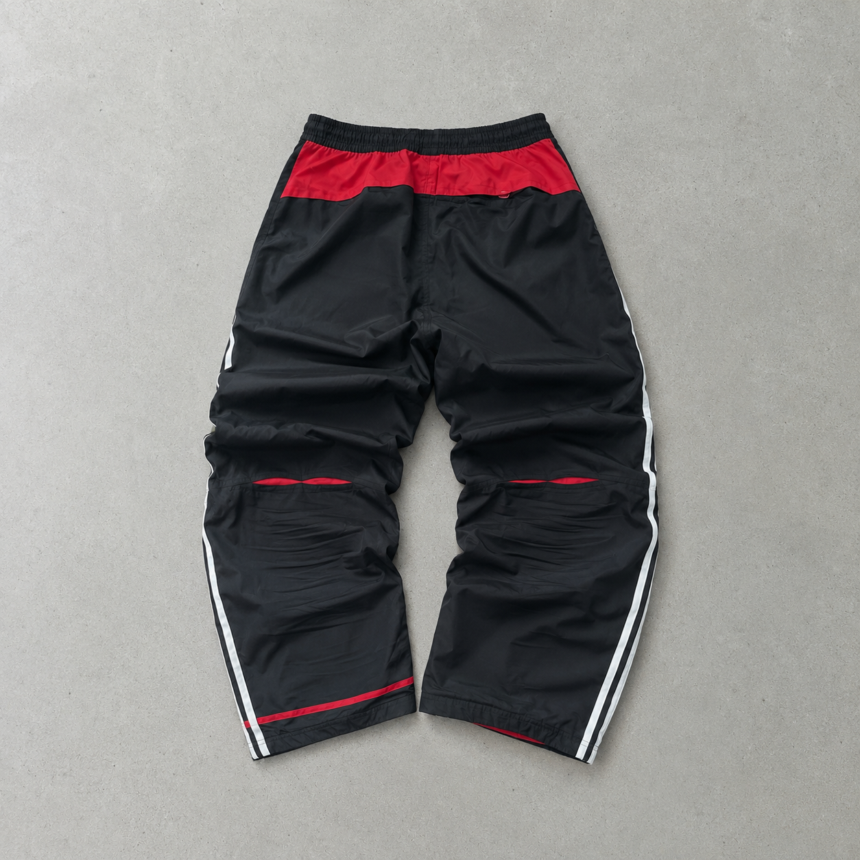Adidas Pants Schwarz, Rot Rare (S)