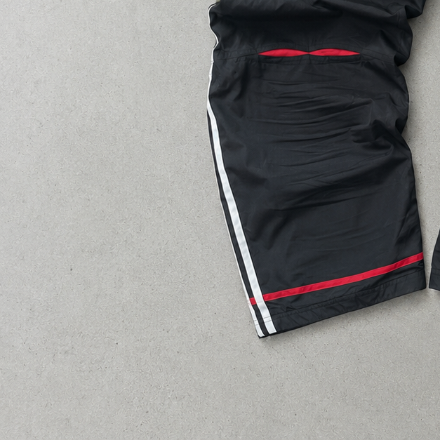 Adidas Pants Schwarz, Rot Rare (S)