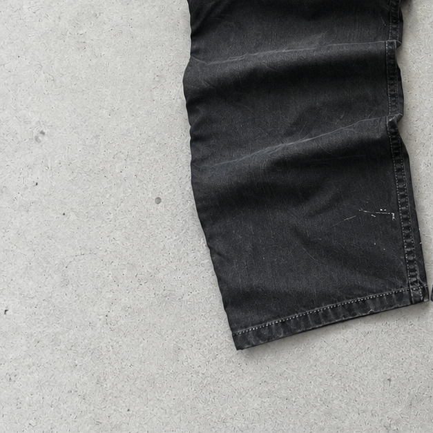 Y2K Armani Jeans Bootcut Jeans Black Rare Stitched Logo (W33 | DE 48)