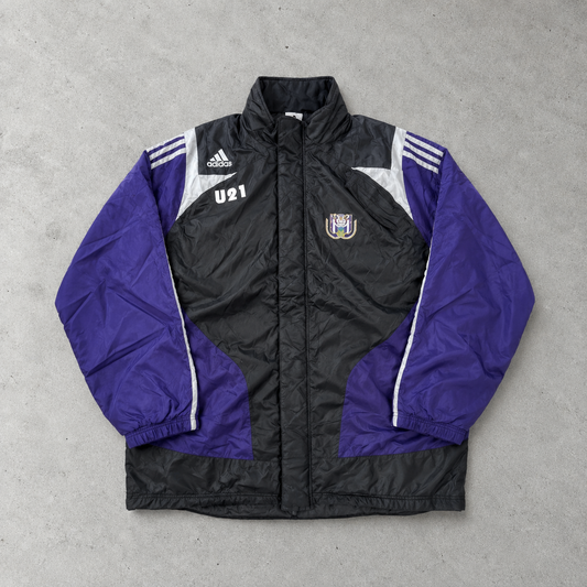 Adidas Parka 2000 Schwarz Selten (L) Gesticktes Logo