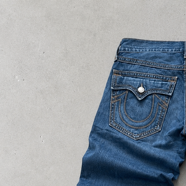 True Religion Jeans Blau, Gelb Limited (W33 | DE 48)