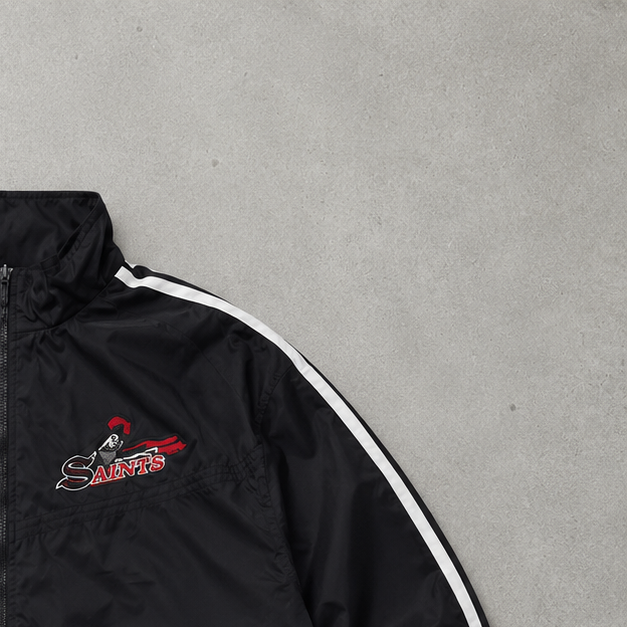90s Adidas Windbreaker Schwarz Limited Stitched Logo (Size L)