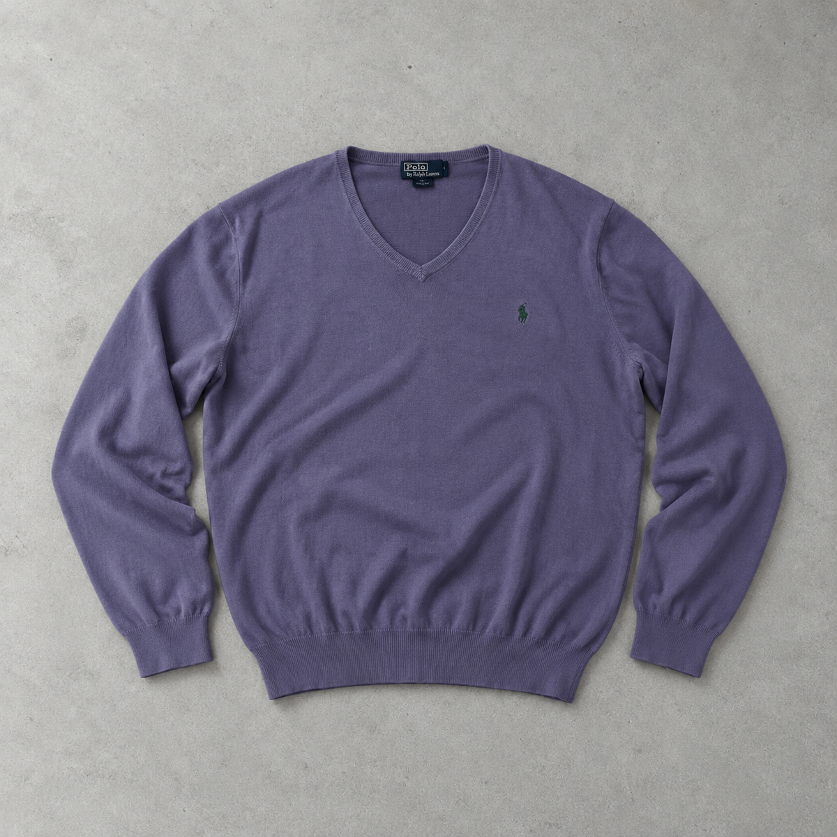 Ralph Lauren Sweater Flieder Stitched Logo Limited (XL)