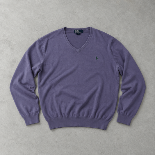 Ralph Lauren Sweater Flieder Stitched Logo Limited (XL)