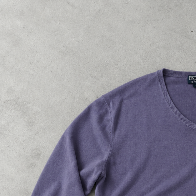 Ralph Lauren Sweater Flieder Stitched Logo Limited (XL)