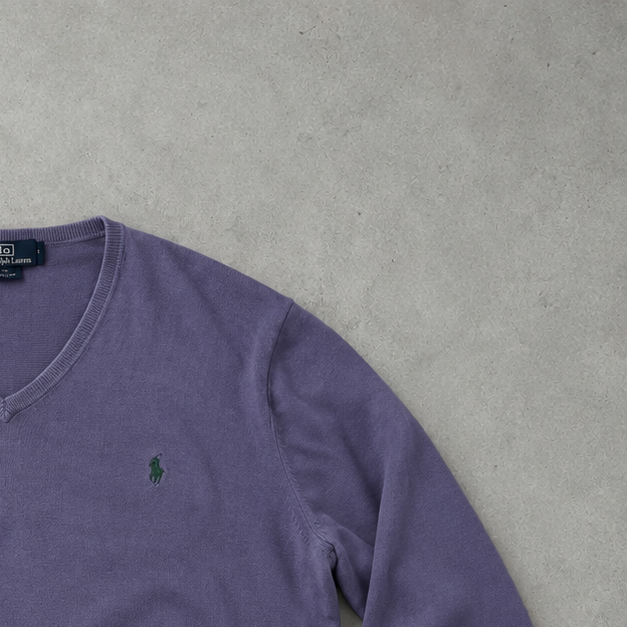 Ralph Lauren Sweater Flieder Stitched Logo Limited (XL)