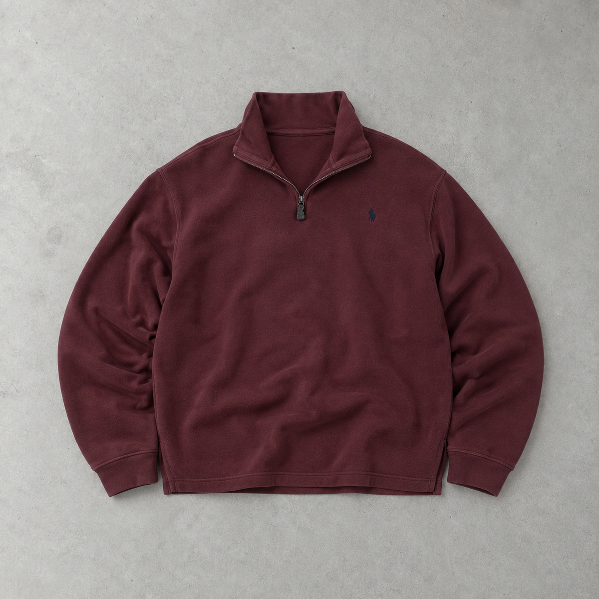 Ralph Lauren Sweater Burgunderrot Limited (XXL) Stitched Logo